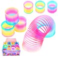 thumbnail image 3 of Juguete antiestrés de 9 cm con espiral de arcoíris de gran tamaño para niños, divertido regalo de fiesta al aire libre, 3 of 5