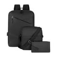 thumbnail image 1 of Nylon Notebook Business Commuting Travel Backpack Casual Men's Travel Three-piece Backpack, 1 of 1