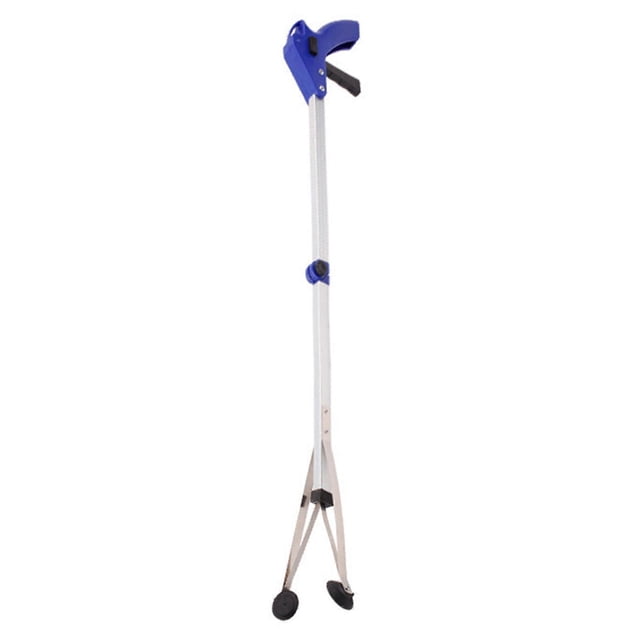 Foldable Garbage Picker Rubber Suction Cup Aluminum Rod Trash Reacher Grabber Litter Picking Tool