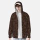 thumbnail image 2 of Fotbe Autumn Brown Plants Chaqueta con Protección Solar UPF 50+ para Hombre y Mujer, Camisa con Capucha y Bolsillos-Large, 2 of 7