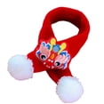 thumbnail image 1 of Bufanda de año Nuevo para mascotas, bufanda tejida, ropa para mascotas, suministros para mascotas, calentador de cuello cálido para gatos domésticos, Continuar Yinane Pañuelo de año nuevo, 1 of 8