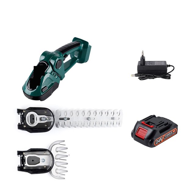 2 In 1 Electric Hedge Trimmer Cordless Portable High Power Household Lawn Mower Rechargeable Pruner Weeding Garden Tools ,Easy to Use