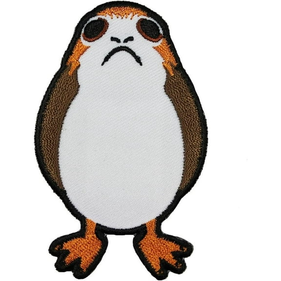 Disney Star Wars Porg Patch Cute The Last Jedi New Movie Embroidered Iron On