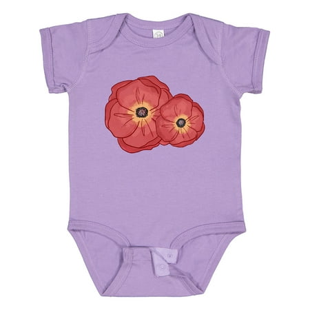 

Inktastic Red Poppy Flowers Gift Baby Boy or Baby Girl Bodysuit