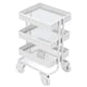 thumbnail image 1 of Mini Dollhouse Handcart, Metal Material Refined Appearance Dollhouse Storage Rack Lifelike 3 Level With Wheels For Dollhouse Decoration ANGGREK Otros, 1 of 8