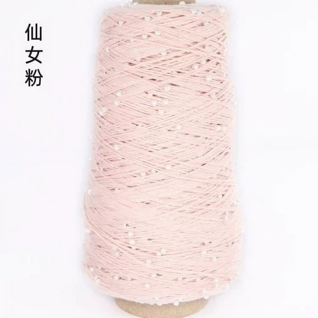 350g Pearl Mercerized Cotton Yarn Hand-knitted Cotton Pearl Lace Line Fine Crochet Thread Bead Thread Diy Hand-braided Thread