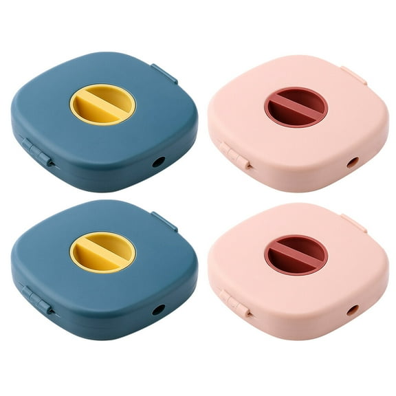 4 Pcs Winders Cable Reels Ties Data Storage Box Organiser Order Cables