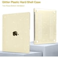 thumbnail image 3 of MOSISO Compatible with MacBook Air 13 inch Case 2022 2021 2020 2019 2018 A2337 M1 A2179 A1932, Glitter Plastic Hard Shell&Keyboard Cover&Screen Film&Storage Bag for MacBook Air 13 inch, 3 of 8