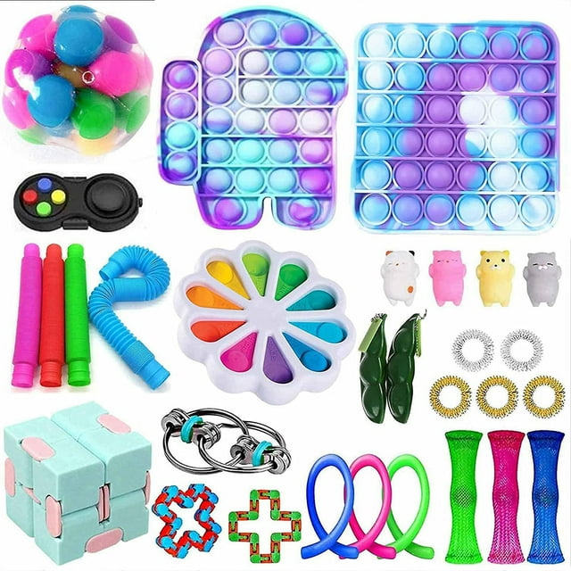 Juguete sensorial Push Bubble Fidget para aliviar el estrés del autismo