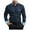 Navy, variant on Bcfgryg Men's Long Sleeve Lapel Shirt Casual Patchwork Holiday Cardigan Shirts Tops Men's Slim Fit Dress Shirts