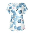 thumbnail image 4 of Kayannuo Womens Tops Shirts for Women Valentine's Day Women's V-Neck Fashion Casual Short-Sleeved Spring And Summer Top, 4 of 4