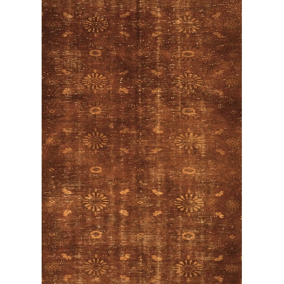 Ahgly Company Indoor Rectangle Persian Orange Traditional Area Rugs, 4' x 6'