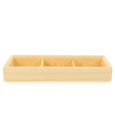 

1Pc Creative Wooden Sushi Divider Tray Japanese Style Sushi Serving Plate