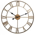 thumbnail image 1 of Amdohai Montre Bloc de Style Européen Simple Salon Rétro Or Noir, 1 of 7