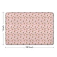 thumbnail image 5 of Pink Christmas Gingerbread Flannel Non Slip Door Rugs,Washable Door Mats Indoor,Decorative Door Mats,Dirt-Resistant and Absorbent Doormat for Entrance,Bedroom,Kitchen,Bathroom,23.5"x16", 5 of 5