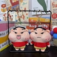 thumbnail image 4 of Crayon Shin-Chan muñeco de peluche, llavero de dibujos animados de Anime Kawaii, mochila, relleno suave, colgante de felpa, accesorio para decorar niñas, 4 of 5