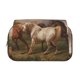 thumbnail image 2 of Disketp Three Horses Oil Painting Estuche de Lápices de Doble Capa con Tapa Abatible y Cremallera, Organizador Escolar para Adolescentes y Adultos, 2 of 7