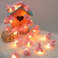 thumbnail image 1 of Qaailabf Easter Bunny LED String Lights | 78.74in Copper Wire | Pink Rabbit Design | Warm 3000K Glow | Battery Operated (AA) | Indoor/Outdoor Durable Decorations | Flexible & Safe, 1 of 7