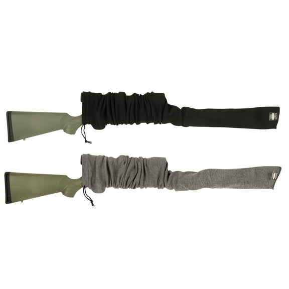 Allen Company Knit Firearm Sock, 52"L x 4"W, Gray and Black, Assorted Colors, 1339A