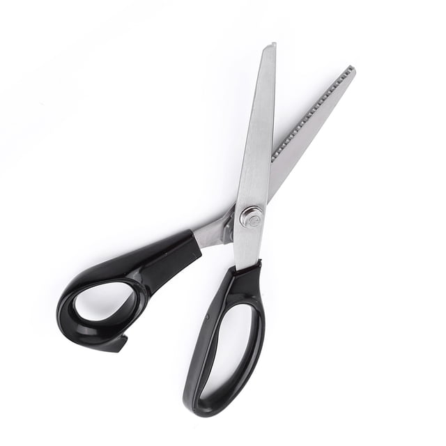 Tijeras Dentadas Profesionales Para Confección De Prendas De Vestir, Hojas Redondas Acero Inoxidable, Triángulo De 3/5/7 Mm, Para Telas Con Corte De Borde Festoneado