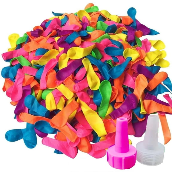500 Pack Water Balloons with Refill Kits, Latex Water Bomb Balloons Fight Games - Summer Fun for Adults