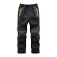 thumbnail image 4 of JAJAHO Boys Girls Softshell Snow Pants Insulated Windproof Outdoor Hiking Skiing Thermal Winter Trousers For Kids Straight Leg Stylish Trousers, 4 of 5