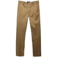 thumbnail image 4 of Matchstick Men's Cotton Straight Fit Casual Trouser Flat Front Suit Pants, 4 of 9