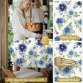 thumbnail image 5 of Pioneer Flower Floral Print Pattern Round Tablecloth 60 X 60 Inch, Wrinkle Resistant Wipeable Table Cloth for Kitchen Dining Picnic Patio Party, 5 of 6