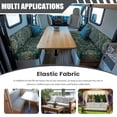 thumbnail image 3 of KUIFORTI Green Mandala RV Dinette Cushion Slipcovers, Stretch Washable Fabric, Anti-Slip & Full Coverage, Replacement for Camper & Trailer Furniture, 3 of 7