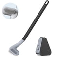 thumbnail image 1 of Juego de cepillo y soporte para inodoro XCF silicona limpieza profunda, 1 of 4