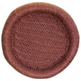thumbnail image 2 of Natural Geo Moray Accent Stool - Handwoven Rusty Red, 2 of 5