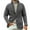 Gray, variant on CharmCyan Men Knitted Cardigan Shawl Collar Button Down Long Sleeve Chunky Sweater Casual Warm Outerwear with Pockets Army Green L