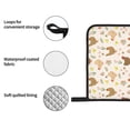 thumbnail image 4 of Daiia Chicken Family Pattern Oven Mitts and Pot Holders 4 pcs Set,High Heat Resistant 500 Degree Extra Thicken Long Kitchen Cotton Oven Glove, 4 of 6