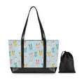 thumbnail image 7 of FORMRS Laptop Tote Bag for Women with 15.6" Computer Compartments Handbag, Cute Rabbits, 7 of 7