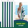 thumbnail image 2 of Beartech 4 Pieces Beach Towel Set,30x60 inches Striped Beach Towels Soft Camping Travel Towels, Lightweight Quick Dry Pool Towels for Beach Shower Towels Swim Towels Absorbent for Adults, 2 of 9