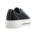 thumbnail image 5 of No Boundaries Women's Platform Lace Up Canvas Sneakers, 5 of 6