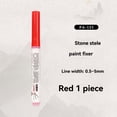 thumbnail image 4 of Tombstone Marker Pen, Waterproof Stone Touch Up Pen for Headstone Inscription Restoration, Strong Coverage Paint Pens for Gravestone Lettering and Memorial Inscriptions (Red), 4 of 7