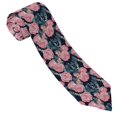 thumbnail image 3 of Balery Rose Flowers Corbata Clásica de Seda para Hombre, Corbata Tejida Jacquard, Corbatas Formales para Negocios y Bodas, 3 of 7
