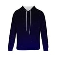 thumbnail image 4 of Mens Gradient Hoodies Big & Tall M-4X Casual Pullover Long Sleeve Sweatshirts with Pocket Plus Size Basic Loose Comfort Workout Hoodie Tops, 4 of 5