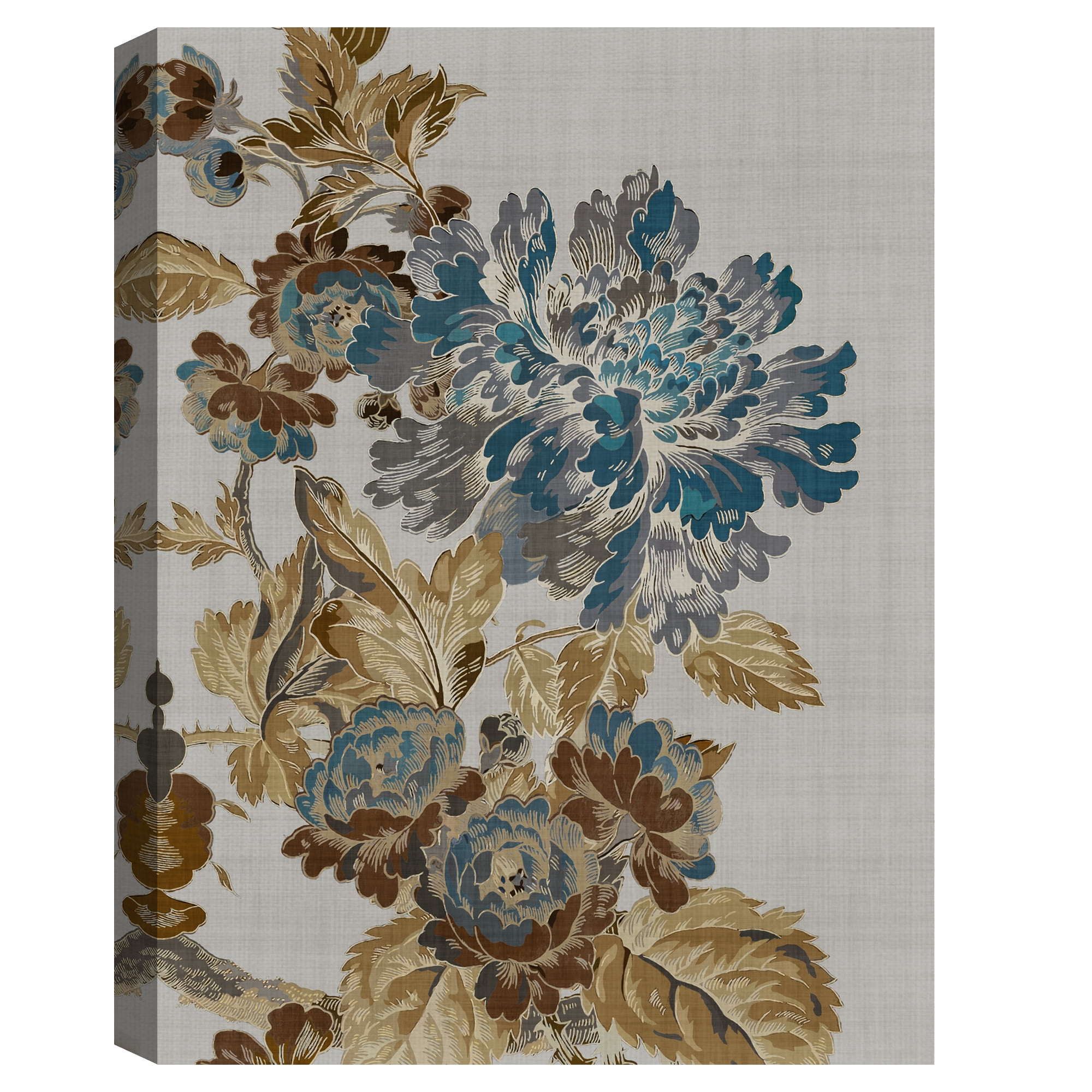 Floral Lines II by Tania Bello Canvas Art Print