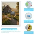 thumbnail image 3 of Diamond Art Kit for Adults, Sunny Farm Horse Pathway Scene Diamond Painting for Adults Beginners, 5D DIY Diamond Art Painting Kits, Colorful Diamond Painting Craft for Home Decor 12x16, 3 of 7