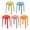 Assorted Colors, variant on 5 PCS Modern Stackable Plastic Stools for Indoor Outdoor, 18" Seat Height Portable Backless Stacking Chairs for Schools Home Office White