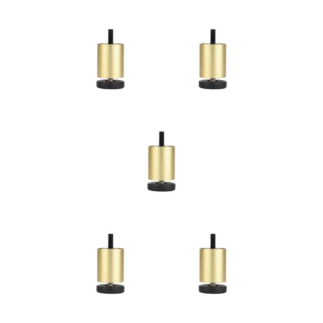 Monstrate Patas negras para muebles para cualquier lugar Reemplazo fácil y amplia gama de aplicaciones Patas de duraderas para muebles doradas 8 Type2 NO2
