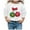 Y7 White, variant on Tfken Teen Girls Sweatshirt Size 4-5 Years Winter Cartoon Print Fashion Crew Neck Long Sleeve Halloween Pullover Sweater White