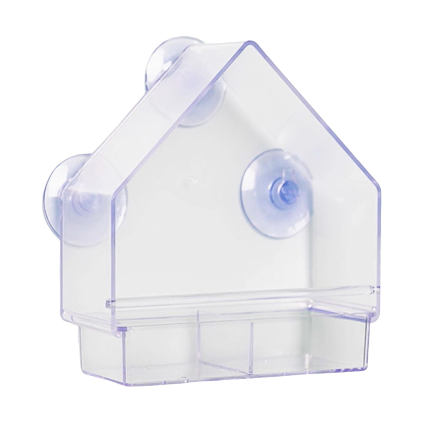 Bird Feeder Window Hanger Cage Accessories for Bird Watchers Food