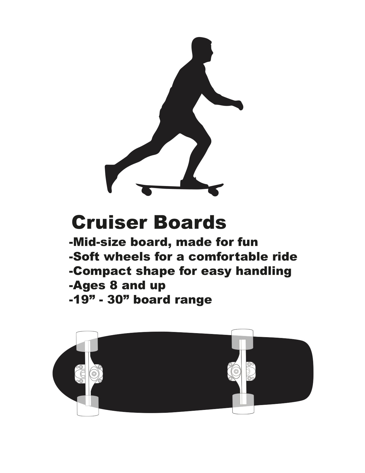 Speed Demons V-Lam Cruiser Complete Skateboard (29'' x 9'')