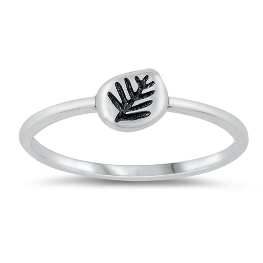 fossil silver rings for women