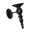 thumbnail image 3 of Candelabro de pared Candelabro de montaje en pared Candelabro de decoración del hogar Candelabro de vela de té para porche Baño Sala de estar Patio Negro, 3 of 9