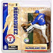 McFarlane MLB Sports Picks Series 8 Alex Rodriguez Action Figure (Blue Jersey)