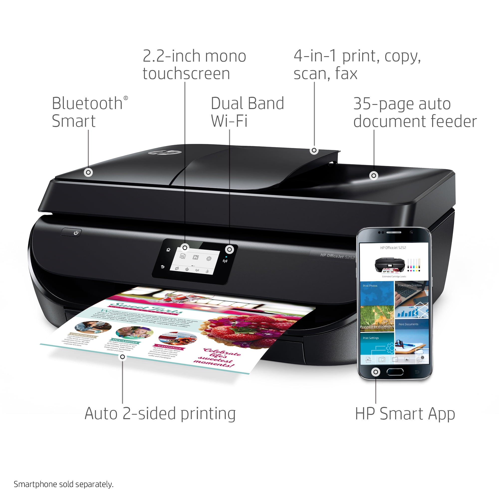 hp officejet 5252 printer ink